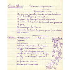 Cahier de devoirs