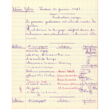 Cahier de devoirs