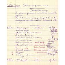 Cahier de devoirs