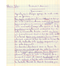 Cahier de devoirs