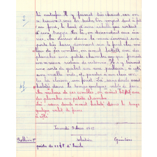 Cahier de devoirs