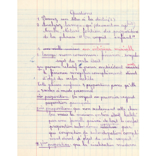Cahier de devoirs