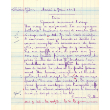 Cahier de devoirs