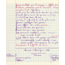 Cahier de devoirs