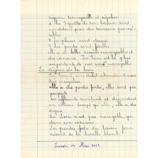 Cahier de devoirs