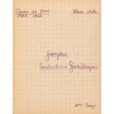 Géométrie & Constructions géométriques