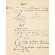 Cahier de géométrie