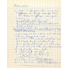 Cahier d'exercices de maths