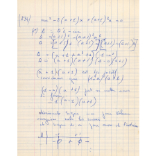 Cahier d'exercices de maths