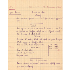 Cahier de roulement