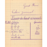 Cahier journal