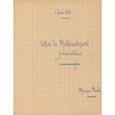 Cahier de Mathématiques préparations
