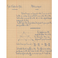 Cahier de Mathématiques préparations