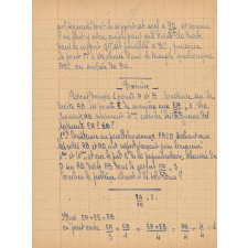 Cahier de Mathématiques préparations