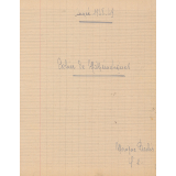 Cahier de Mathématiques 