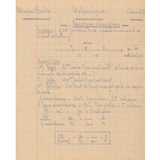 Cahier de Mathématiques 