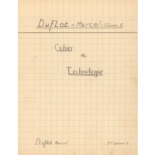 Cahier de technologie