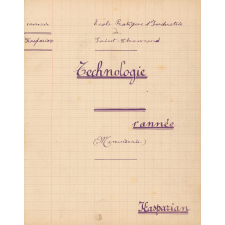 Technologie-menuiserie 1ère année
