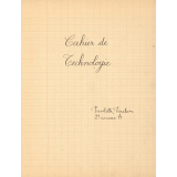Cahier de technologie