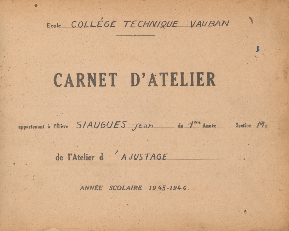 Carnet d'atelier