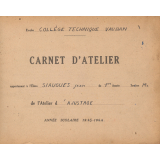 Carnet d'atelier