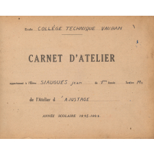 Carnet d'atelier