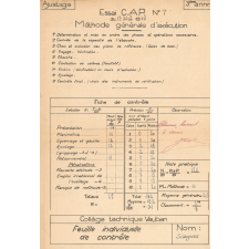 Carnet d'atelier