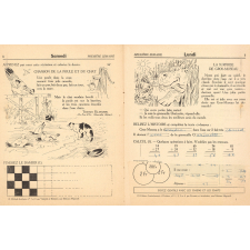 Cahier de vacances avec concours, cours préparatoire-classe de 11e-6 à 7 ans N°1, Loulou et Babette vous présentent leurs amis gros museau et clarinette