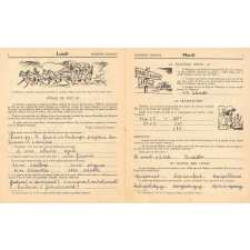 Cahier de vacances avec concours, cours moyen 2e année-classe de 7e-10 à 12 ans, 5, Loulou et Babette  voyagent