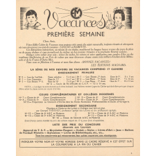 Cahier de vacances avec concours, cours préparatoire-classe de 11e-6 à 7 ans,1, Loulou et Babette