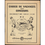 Cahier de vacances avec concours, cours élémentaire 2e année-classe de 9e-8 à 9 ans, N°3, Loulou et Babette  voyagent