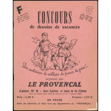 Concours de devoirs de vacances : Cahier N°8 : Cours supérieur et classe de fin d'études