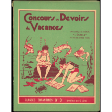 Concours de devoirs de vacances, Classes enfantines N°0 (moins de 6 ans), organisé par le journal