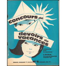 Concours de devoirs de vacances, Cours moyen 2e année N°5 (classe de 7e), organisé par le journal