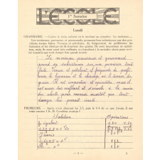 Concours de devoirs de vacances, Cours moyen (2e année-11 et 12 ans), N°5, organisé par le journal