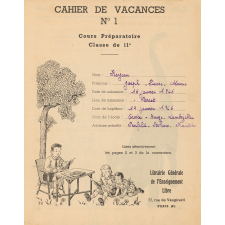 Cahier de vacances, N°1 cours préparatoire-classe de 11e