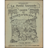Cahier de devoirs de vacances, Concours organisé par La Petite Gironde - Cours moyen 2e année
