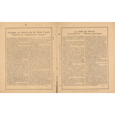 La Ville du Havre : Le Président de la République visitant les casernes en 1895