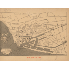 La Ville du Havre : Plan du Havre en 1583