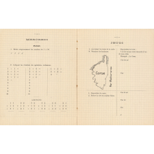 Cahier de devoirs de vacances, degré élémentaire N°1