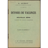 Devoirs de vacances, Nouvelle série, classe de seconde A