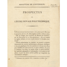Prospectus de l'Ecole royale polytechnique 1824-1825