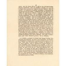 Arrest du Parlement de Bretagne rendu, chambres assemblées, qui règle les honoraires des Principaux, sous-principaux et professeurs des collèges de Rennes, Vannes et Quimper