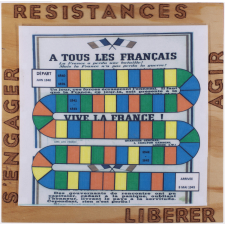 Plateau de jeu de société Concours national de la Résistance et de la Déportation