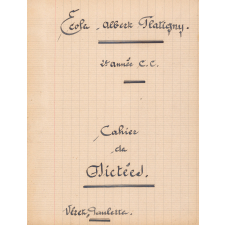 Cahier de dictées