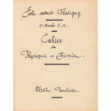 Cahier de physique chimie