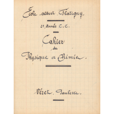 Cahier de physique chimie