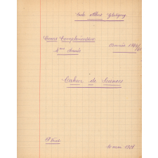 Cahier de sciences