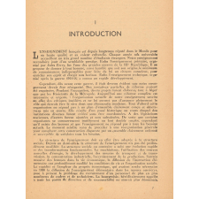 La Réforme de l'Enseignement. Projet soumis à M. le Ministre de l'Education Nationale par la Commission Ministérielle d'Etude.