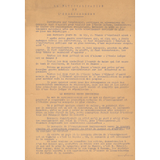 La Nationalisation de l'enseignement.
